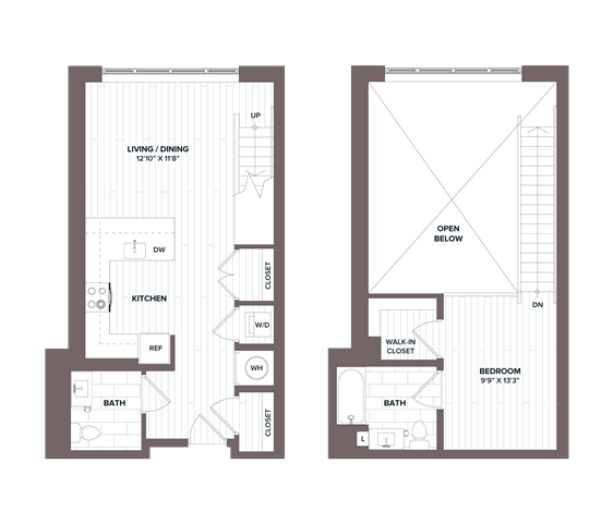 floorplan image of apartment 623